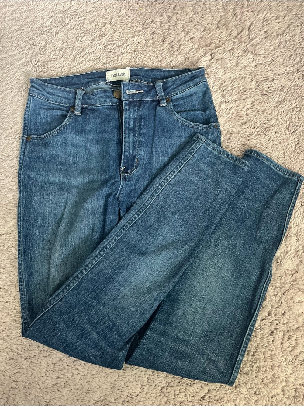 ROLLA'S Mid-Blue Jeans